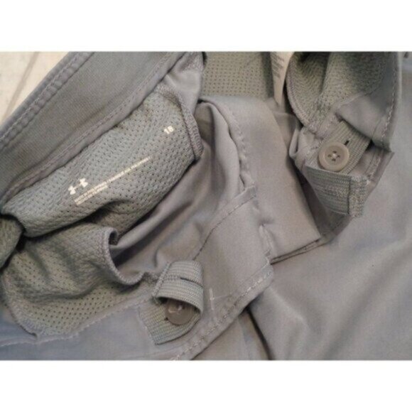 NEW Under Armour boys size 18 gray Adjustable Waist Golf shorts MSRP $60 - Picture 3 of 7
